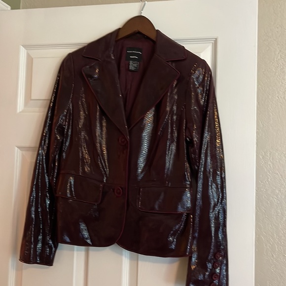 Quality soft 100 % leather ! Doncaster burgundy jacket! - Picture 5 of 5
